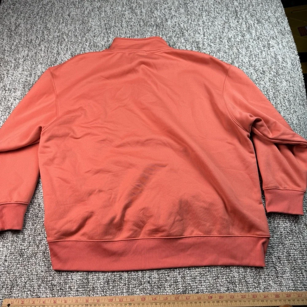 Nike Jacket Womens XL Pullover Mock Neck Therma Zip Oversized Training Pink